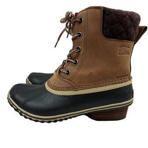 Sorel Slimpack II Waterproof Lace-Up Boot Women's Size 8.5